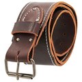 Bucket Boss Belt, Tool Belt, 30 to 42 in Waist, 3 in L, Leather, Brown, Brown, Leather 55325